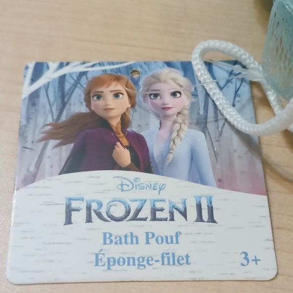 $5 Frozen Elsa Anna Shower Bath Pouf Wash Cloth Sponge - Picture 4 of 5